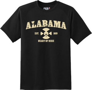 Alabama State Vintage Retro Hometown America Gift T Shirt New Graphic Tee