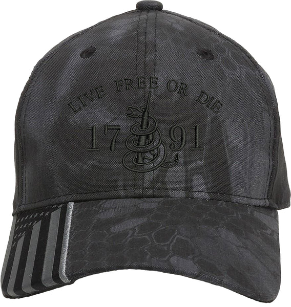 Live Free Or Die AR15 2nd Amendment Guns Embroidered Baseball One Size Fits All Structured Cap