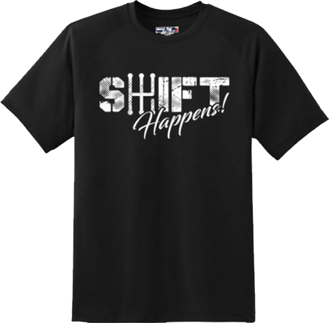 Funny Shift Happens Manual Stick Gear Clutch Racing JDM T Shirt New Graphic Tee