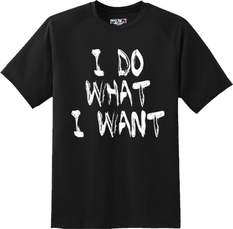 Funny I Do What I want College Humor Rude Sarcastic T Shirt New Graphic Tee