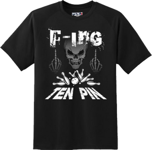 Funny F-ing Ten Pin Bowling Sports T Shirt New Graphic Tee