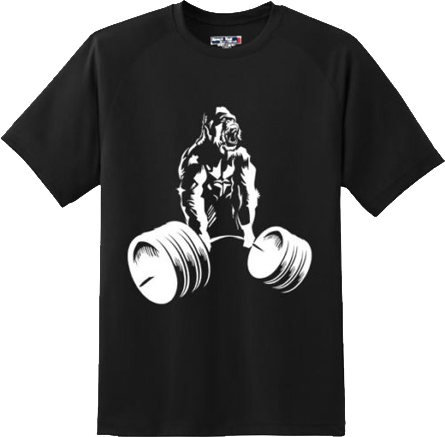 Funny Gorilla Power Lifter  Gym Fitness Weight Training T Shirt New Graphic Tee