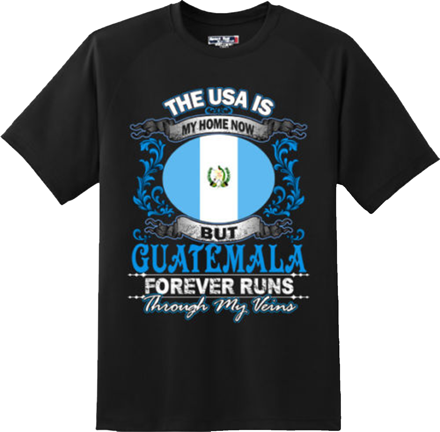 Guatemala American Patriotic T Shirt New Graphic Tee