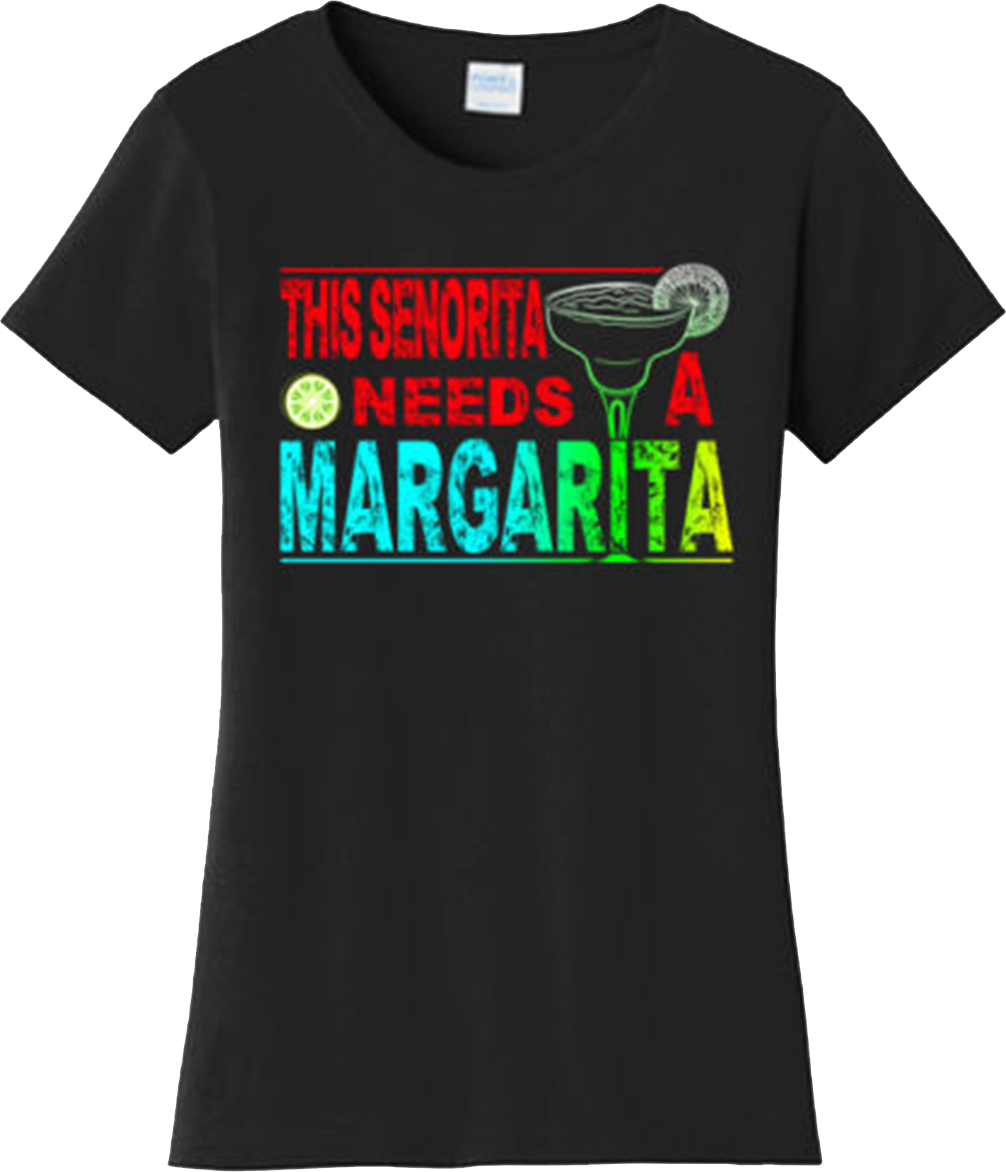 Funny This Senorita Needs A Margarita Alcohol Party T Shirt New Graphic Tee