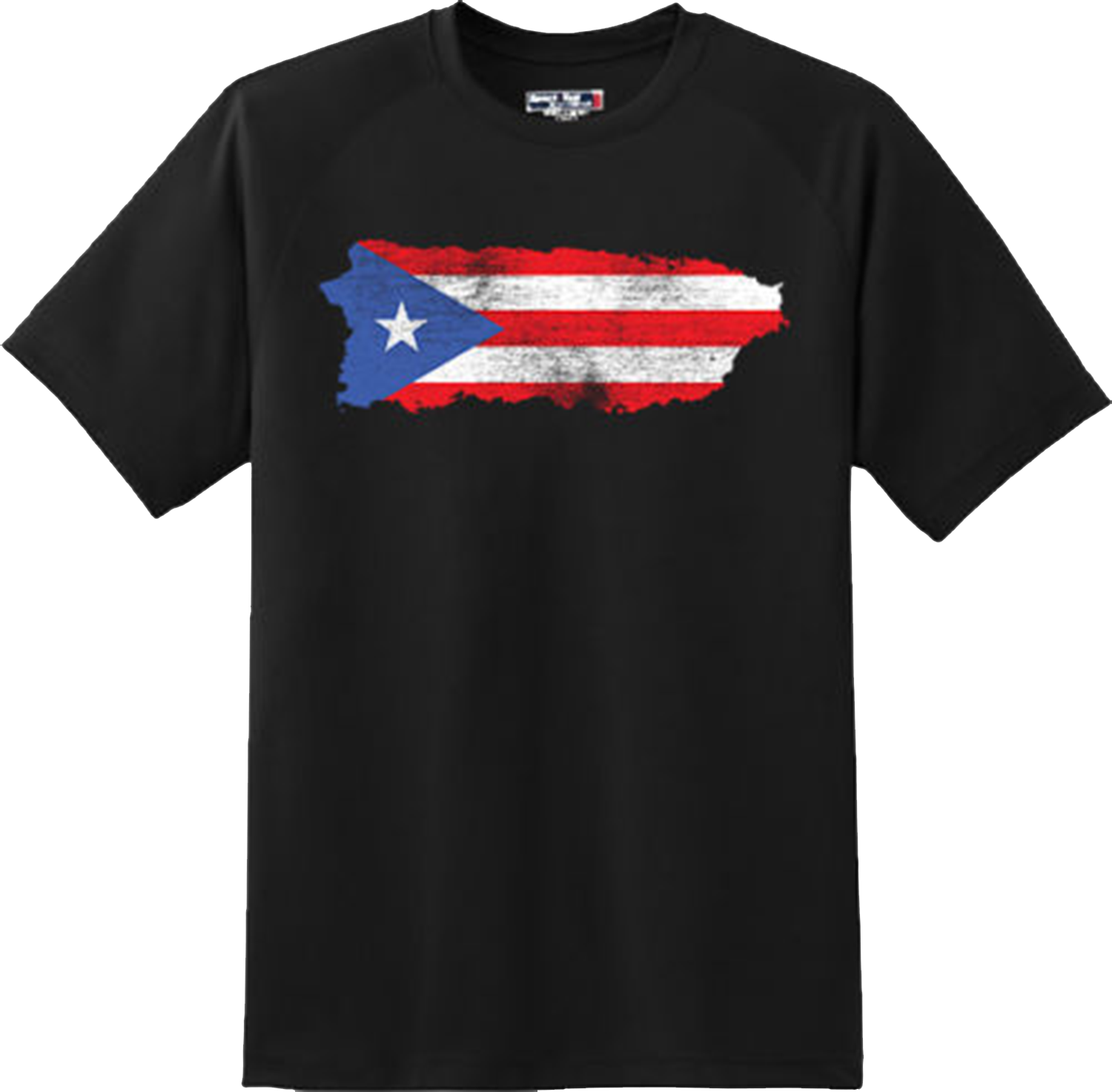 Horizontal Puerto Rico Flag Soccer Football America T Shirt New Graphic Tee