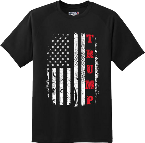 Donald Trump US Flag Political America Patriotic gift T Shirt New Graphic Tee