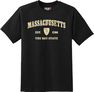 Massachusetts State Vintage Retro Hometown America Gift T Shirt New Graphic Tee