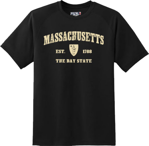 Massachusetts State Vintage Retro Hometown America Gift T Shirt New Graphic Tee