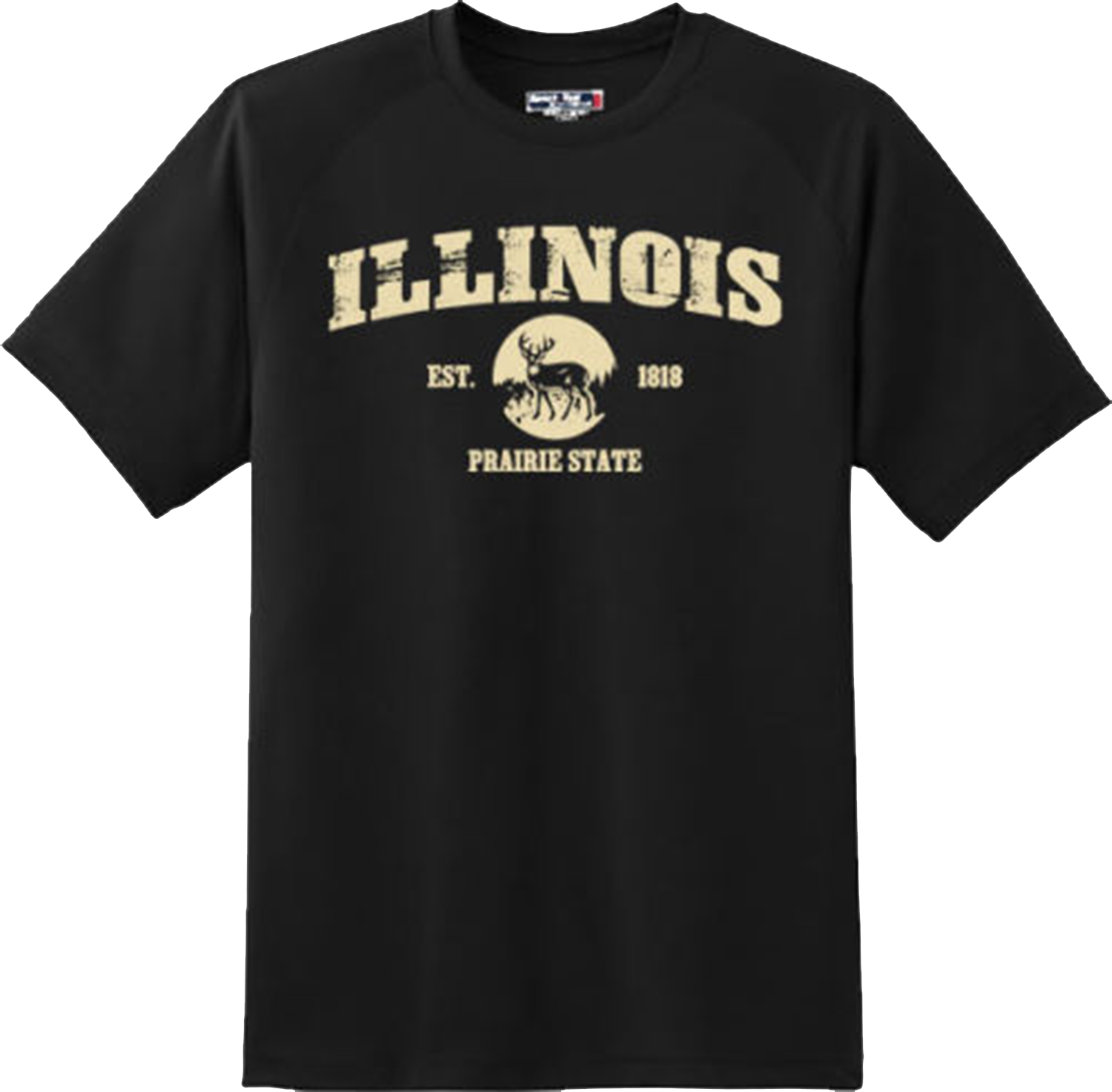 Illinois State Vintage Retro Hometown America Gift T Shirt New Graphic Tee