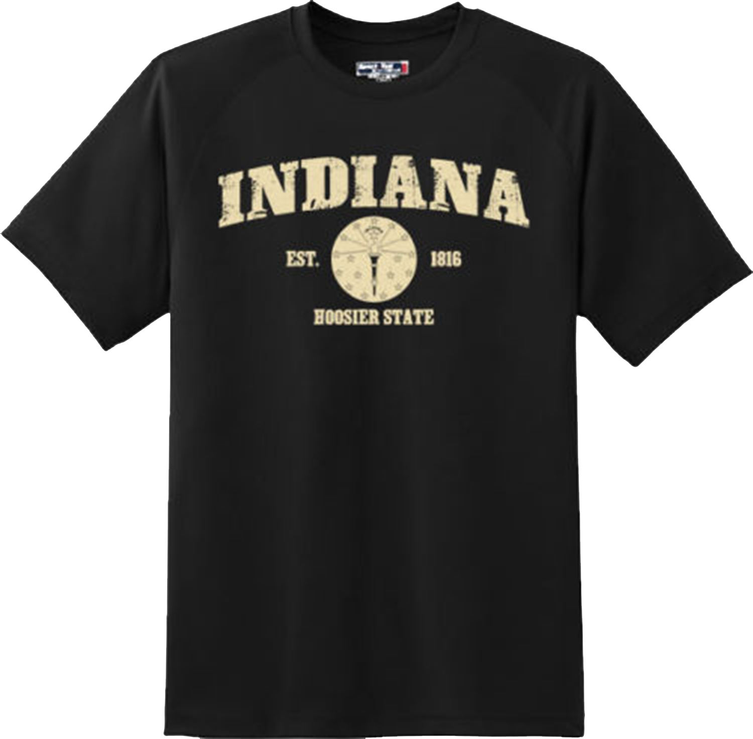 Indiana State Vintage Retro Hometown America Gift T Shirt New Graphic Tee