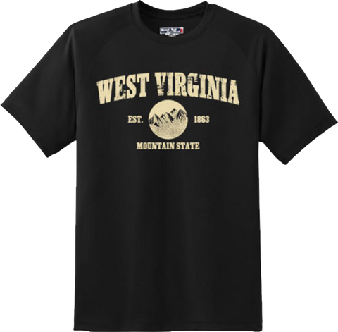West Virginia State Vintage Retro Hometown America Gift T Shirt New Graphic Tee