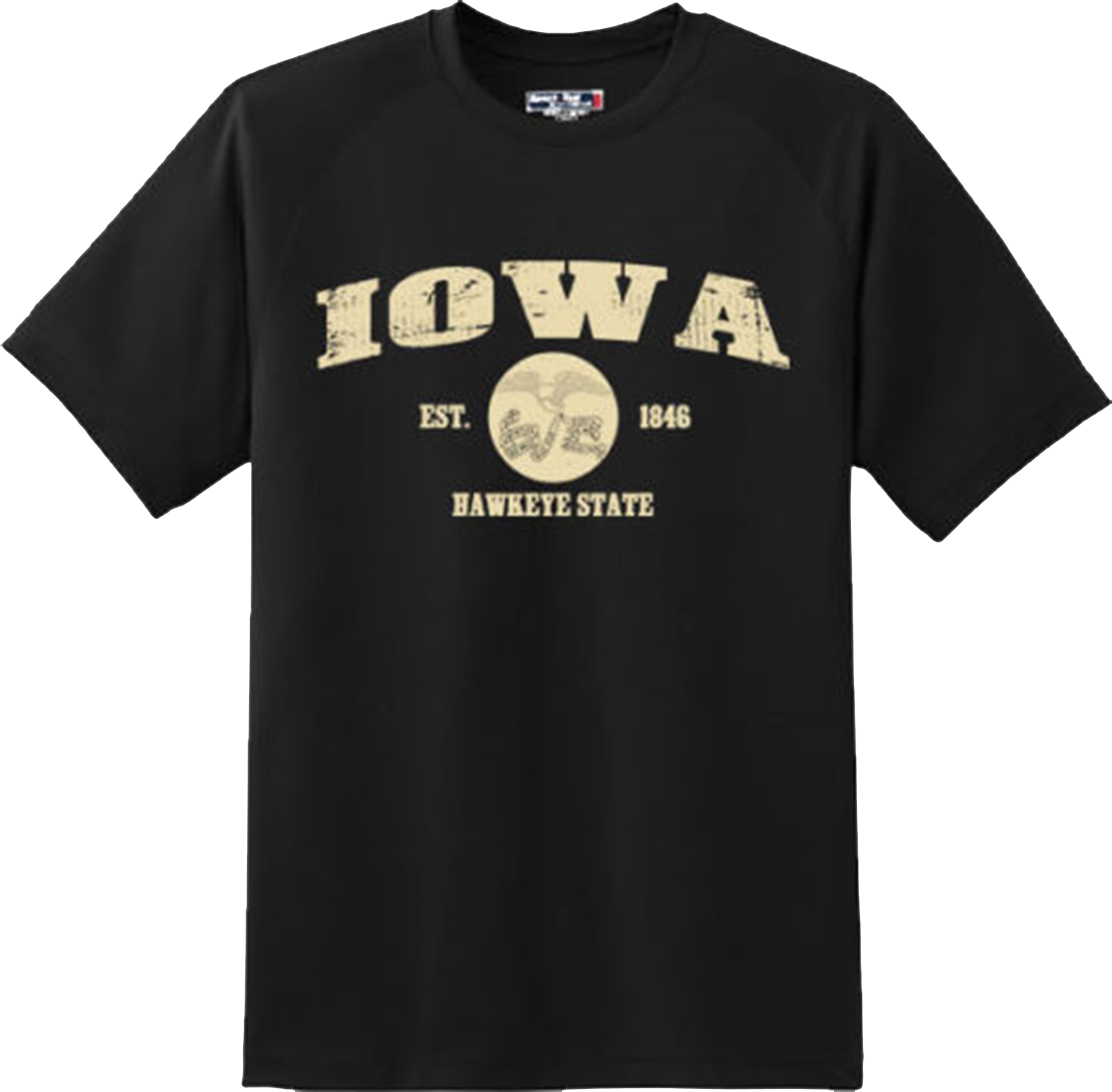 Iowa State Vintage Retro Hometown America Gift T Shirt New Graphic Tee