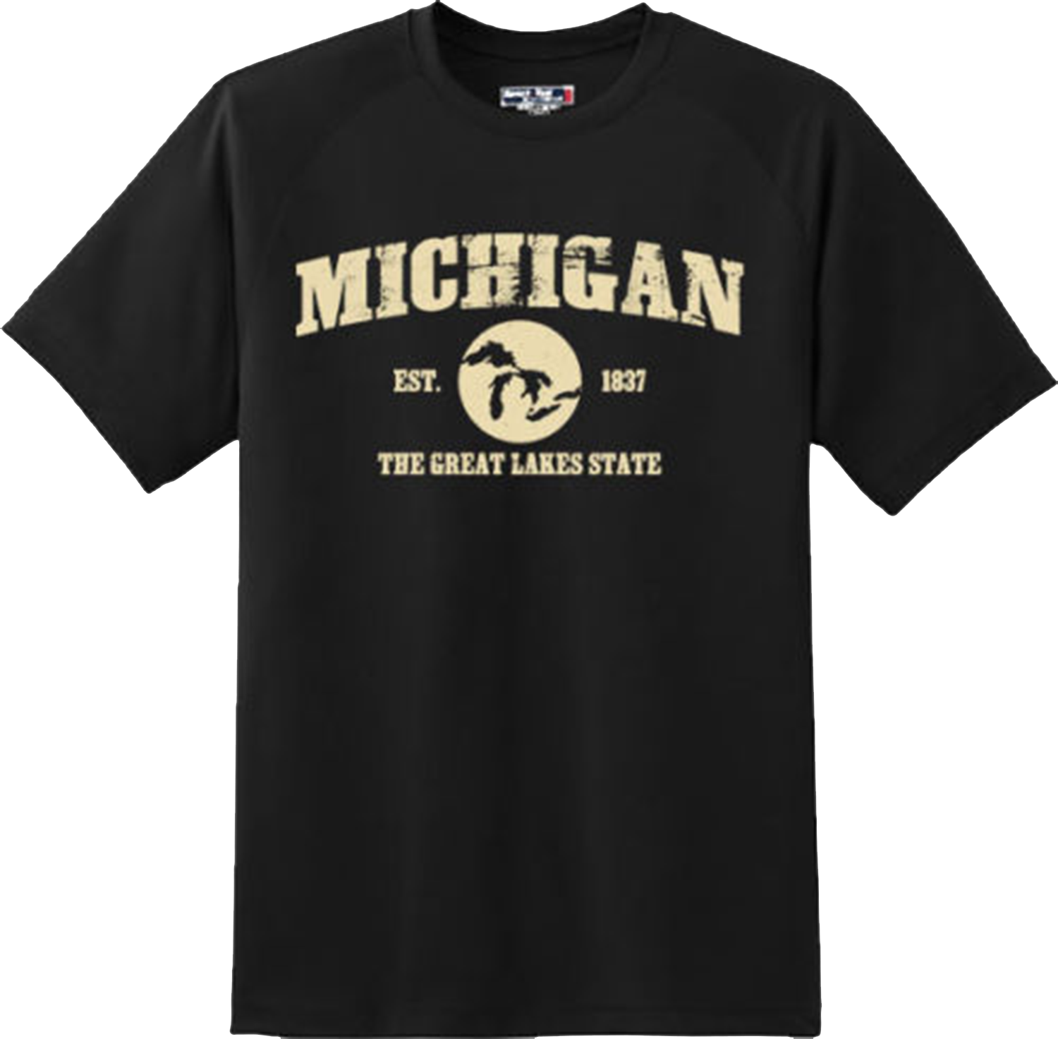 Michigan State Vintage Retro Hometown America Gift T Shirt New Graphic Tee