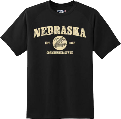 Nebraska State Vintage Retro Hometown America Gift T Shirt New Graphic Tee