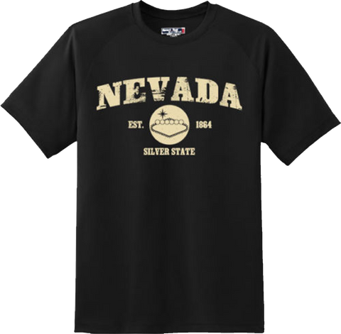 Nevada State Vintage Retro Hometown America Gift T Shirt New Graphic Tee