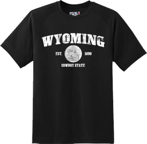 Wyoming State Vintage Retro Hometown America Gift T Shirt New Graphic Tee