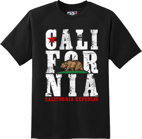 California Republic America Patriotic Golden state T Shirt New Graphic Tee