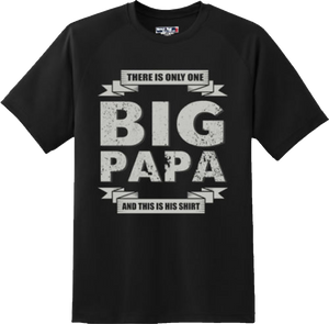 Funny Big Papa Grandpa T Shirt New Graphic Tee