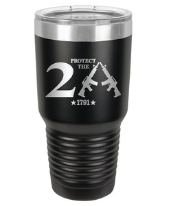Protect The 2nd Amendment Polar Camel Double Wall Vacuum Insulated Laser Engraved Tumbler