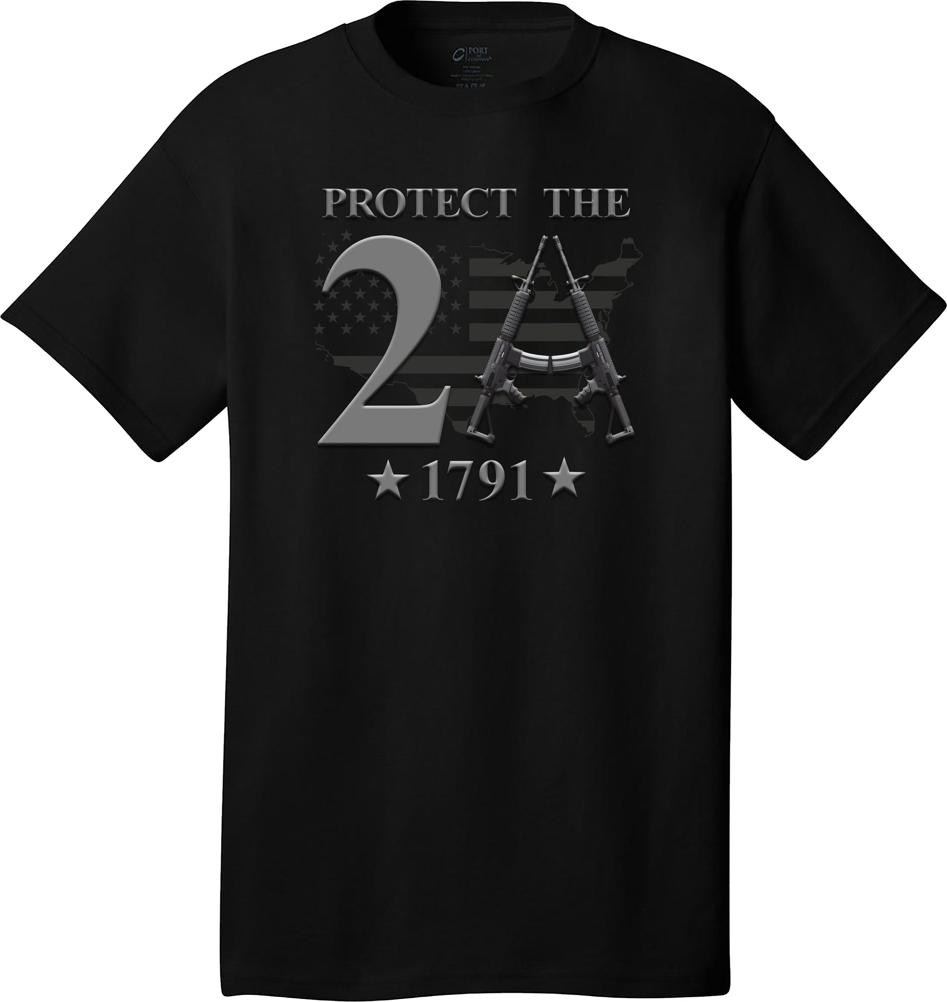 Protect The 2nd Amendment 1791 AR15 Guns Right Freedom Patriotic Tshirt