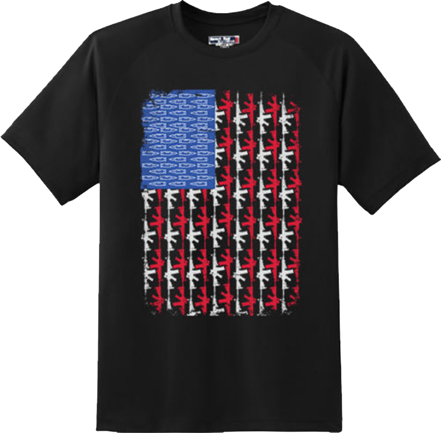 Gun US Flag America 2nd Amendment Gun Freedom Liberty T Shirt New Graphic Tee