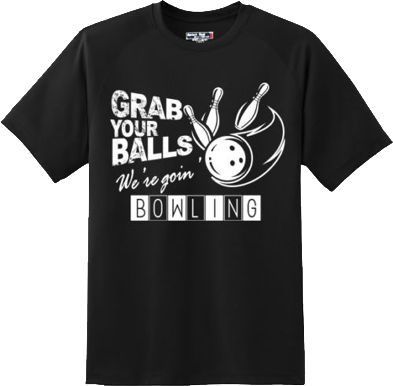 Funny Grab Your Balls Bowling T Shirt New Graphic Tee