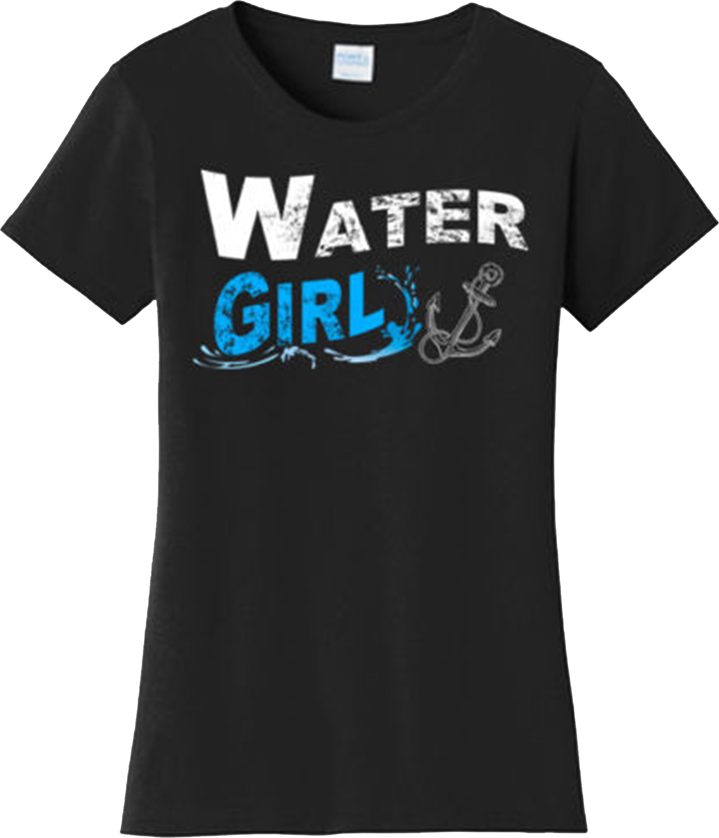 Funny Water Girl Sailing Boat Beach T Shirt New Graphic Tee