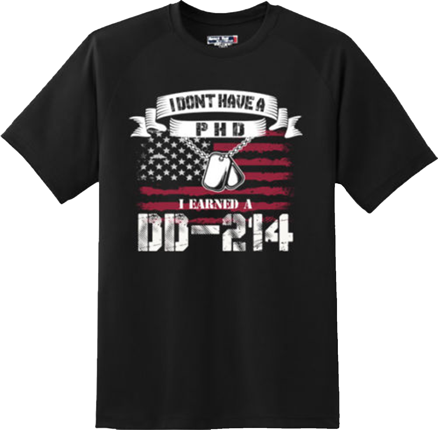 I Earned DD-214 Veteran America Freedom T Shirt New Graphic Tee