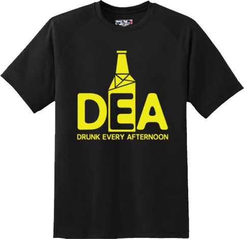 Funny Drunk Every Afternoon college Alcohol Humor Party TShirt New Graphic Tee