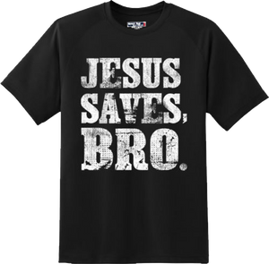 Jesus Saves Bro Religious Christian Church Gift T Shirt New Graphic Tee
