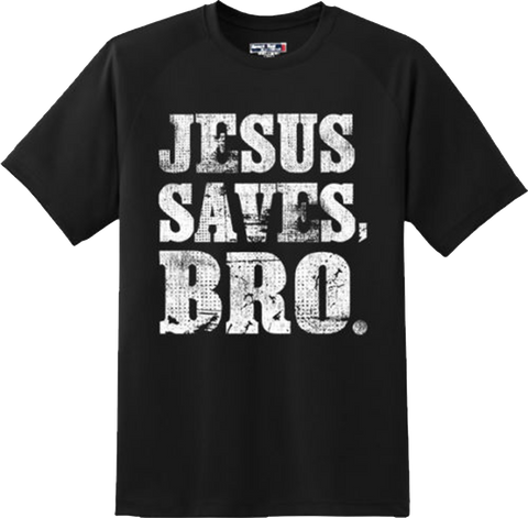 Jesus Saves Bro Religious Christian Church Gift T Shirt New Graphic Tee