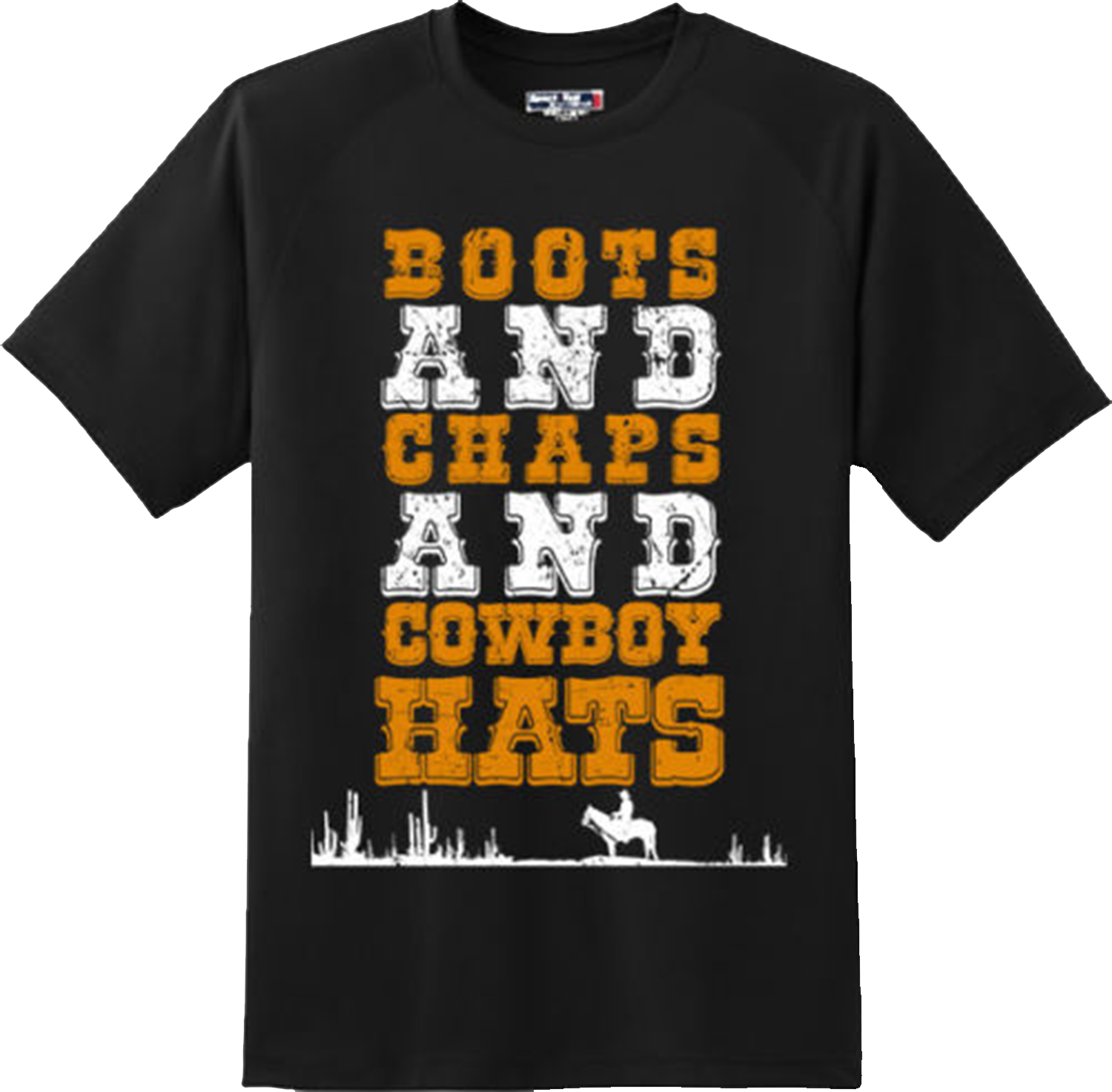 Funny Boots Chaps Cowboy Hats Country Southern Humor T Shirt New Graphic Tee