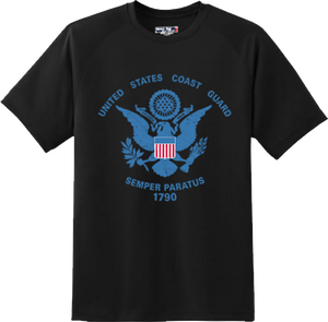 Eagle US Coast Guard Semper Paratus Patriotic Gift T Shirt New Graphic Tee