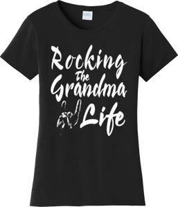Rocking Grandma T Shirt New Graphic Tee