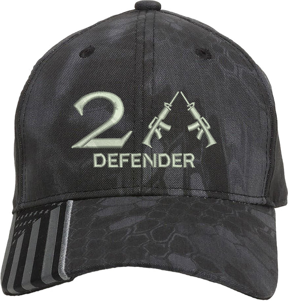 2nd Amendment Defender AR15 Guns Embroidered Baseball One Size Fits All Structured Cap