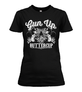 Funny Gun Up  T-shirt