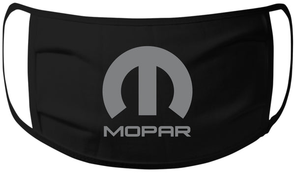 (Pack of 2) Mopar Car Racing 3Ply 100% Cotton  Face Mask One Size Fits Most(Unisex)