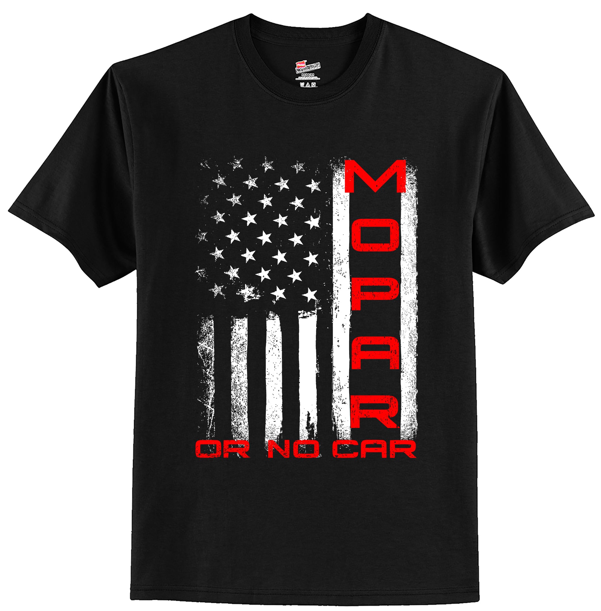 Mopar or No Car Flag America Motor Car Sports Racing Gift T Shirt New Graphic Tee
