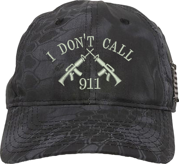 I Don't Call 911 2nd Amendment 1791 AR15 Guns Embroidered Baseball One Size Fits All Structured Cap