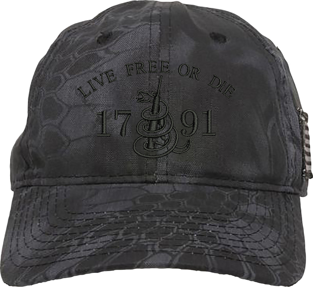 Live Free Or Die AR15 2nd Amendment Guns Embroidered Baseball One Size
