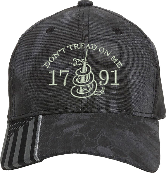 Don't Tread On Me AR15 2nd Amendment Guns Embroidered Baseball One Size Fits All Structured Cap