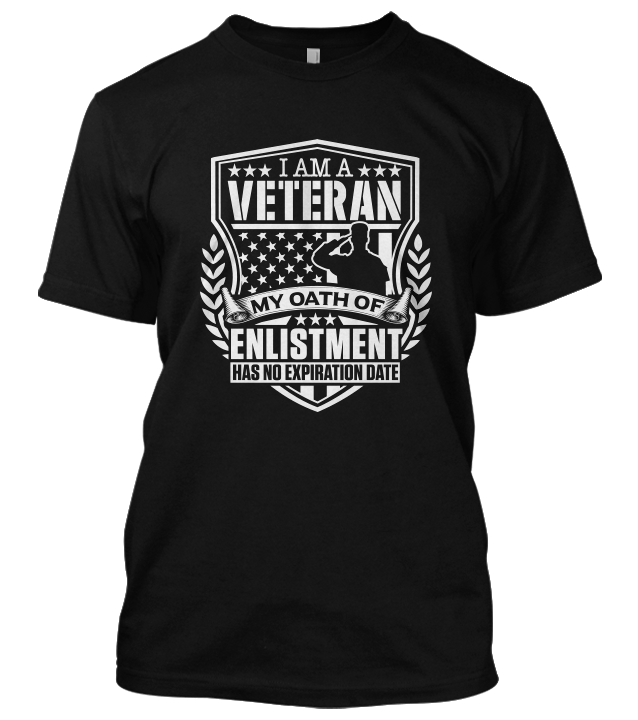 Veteran's Oath Of Enlistment Shirt