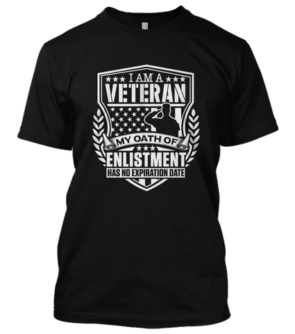 Veteran's Oath Of Enlistment Shirt